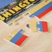 Seattle Grüße 11x14 Puzzle (Seite)