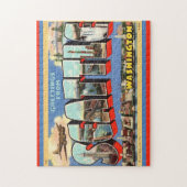 Seattle Grüße 11x14 Puzzle (Vertikal)