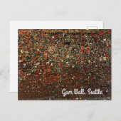 Seattle Gum Wall #2 Postkarte (Vorne/Hinten)