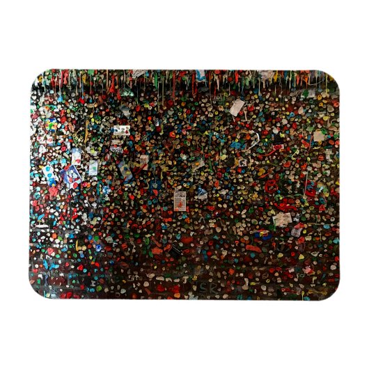 Seattle Gum Wall #4 Magnet (Horizontal)