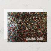 Seattle Gum Wall #4 Postkarte (Vorne/Hinten)