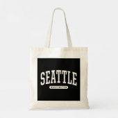 Seattle Hoodie Sweatshirt Uni Style Tragetasche (Rückseite)