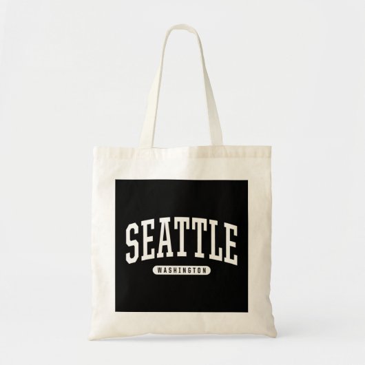 Seattle Hoodie Sweatshirt Uni Style Tragetasche (Vorne)