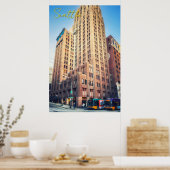 Seattle Iconic Tall Brick Gebäude Stadtansicht Poster (Küche)
