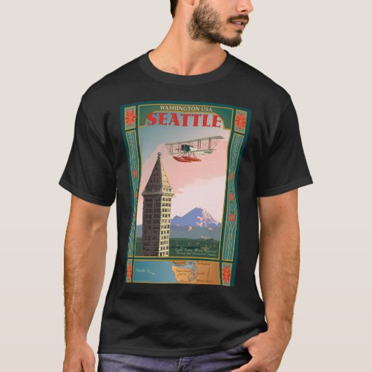 Seattle-Ikonen T-Shirt (Vorderseite)