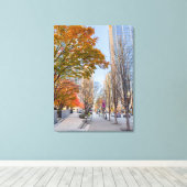 Seattle im Herbst Leinwanddruck (Insitu (Holzboden))