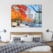 Seattle im Herbst Leinwanddruck (Insitu (Schlafzimmer))