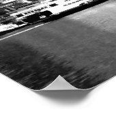 Seattle in B&W Poster (Ecke)