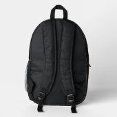 Seattle in den 90ern bedruckter rucksack (Rückseite)