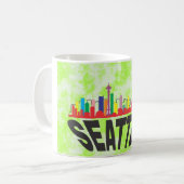 Seattle Kaffeetasse (Vorderseite Links)