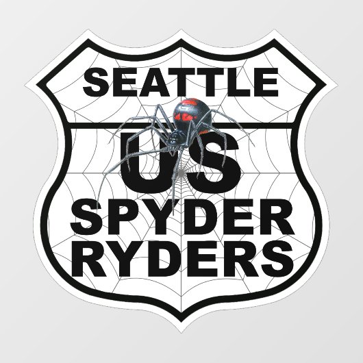 Seattle Kapitel - Aufkleber Kapitel Logo (Blatt)