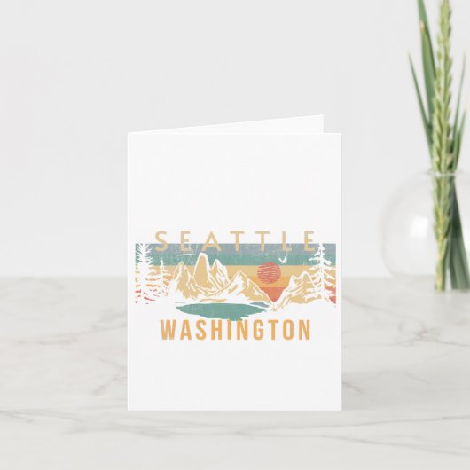 Seattle Karte (Vorderseite)