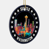 Seattle Keramik Ornament (Rechts)