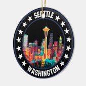 Seattle Keramik Ornament (Links)