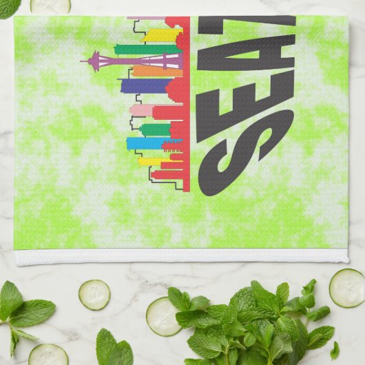 Seattle Küchentuch (Gefaltet)