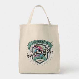 Seattle (Lake Washington), Washington Tote Bag Tragetasche