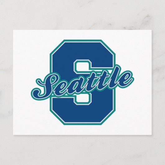 Seattle Letter Postkarte (Vorderseite)