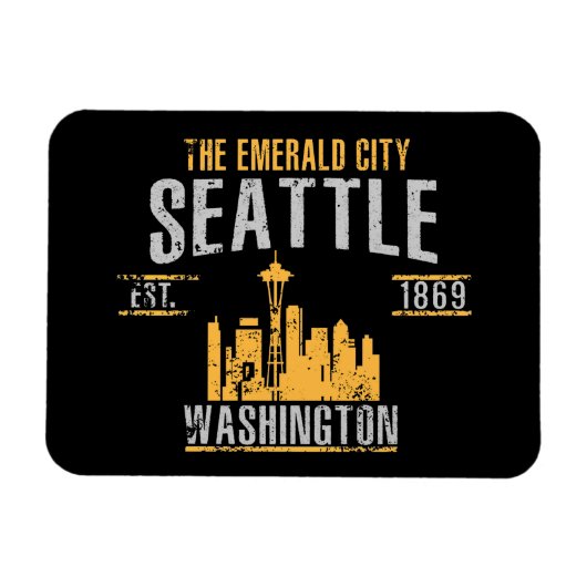 Seattle Magnet (Horizontal)