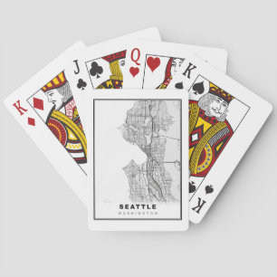 Seattle Map Spielkarten
