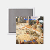 Seattle Market Magnet (Vorderseite/Rückseite)