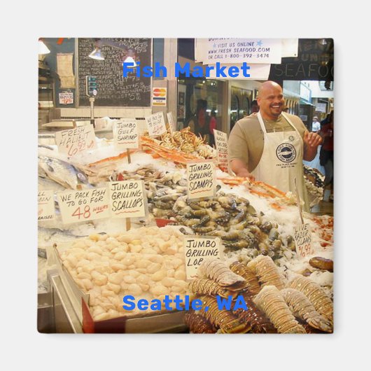 Seattle Market Magnet (Vorne)
