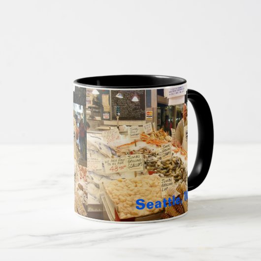 Seattle Market Tasse (VorderseiteRechts)