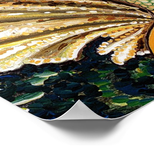 Seattle Mermaid Poster (Ecke)