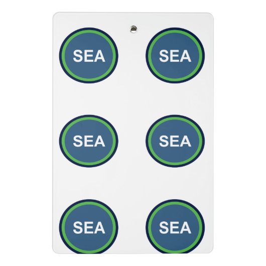 Seattle Mini Clipboard Klemmbrett (Rückseite)