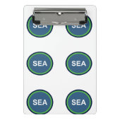 Seattle Mini Clipboard Klemmbrett (Vorderseite)