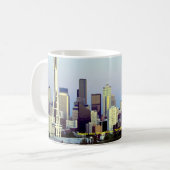 Seattle mit dem Mount Rainier, Washington-Staat, Kaffeetasse (Vorderseite Links)