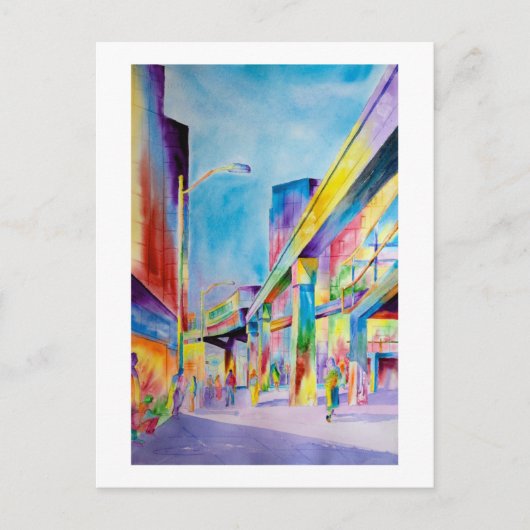 Seattle Monorail Postcard Postkarte (Vorderseite)