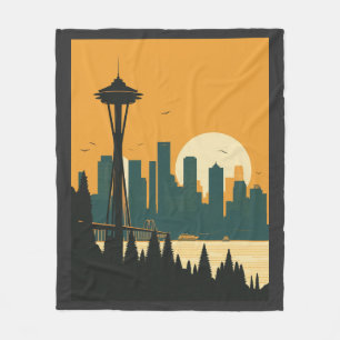 SEATTLE Nr. 1 Fleecedecke