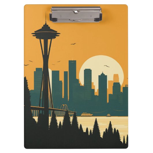 SEATTLE Nr. 1 Klemmbrett (Vorderseite)