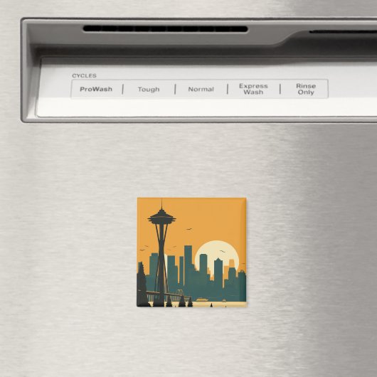 SEATTLE Nr. 1 Magnet (In Situ (Geschirrspüler))