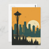 SEATTLE Nr. 1 Postkarte (Vorne/Hinten)