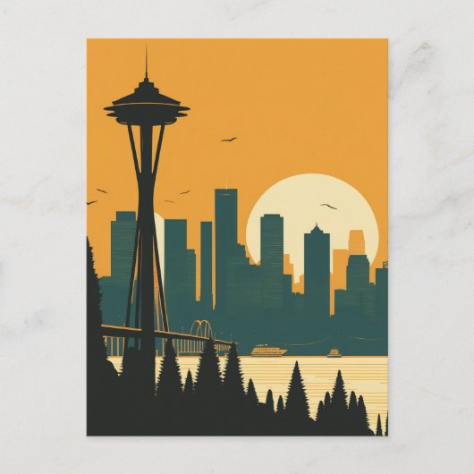 SEATTLE Nr. 1 Postkarte (Vorderseite)