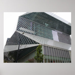 Seattle-öffentliche Bibliothek Poster