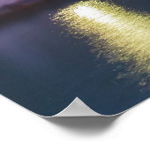 Seattle on Foggy Morning Poster (Ecke)