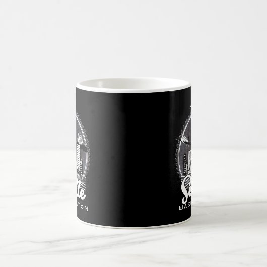 Seattle Pacific Northwest Emerald City Space-Needl Kaffeetasse (Mittel)