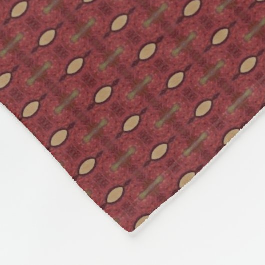 Seattle Pattern Fleece Blanket (Ecke)