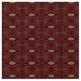 Seattle Pattern Linen Fabric Stoff