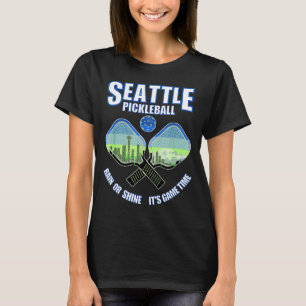 Seattle Pickleball-Spieler Pazifischer Nordwesten T-Shirt