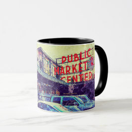 Seattle Pike Market Centre Tasse