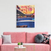 Seattle Pike Market Leinwanddruck (Insitu (Wohnzimmer))