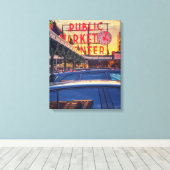 Seattle Pike Market Leinwanddruck (Insitu (Holzboden))