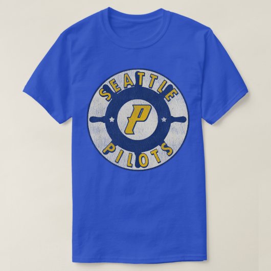 Seattle Pilots 1969 Brewers Defunkt Fan Art T-Shirt (Design vorne)