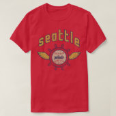 Seattle Pilots Baseball Vintag TShirt (Design vorne)