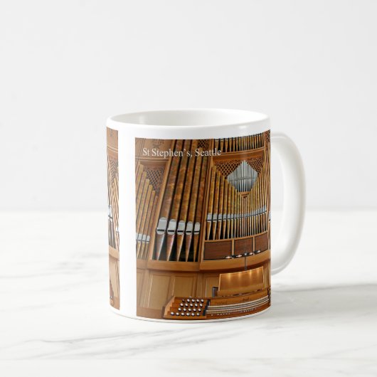 Seattle Pipe Orgel Tasse (VorderseiteRechts)