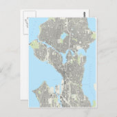 Seattle Playing Cards Postkarte (Vorne/Hinten)