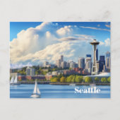 Seattle Postcard Postkarte (Vorderseite)